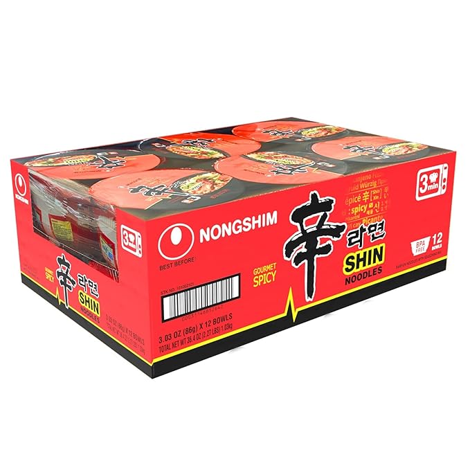 Nongshim Instant Bowl Ramen Spicy Shin
